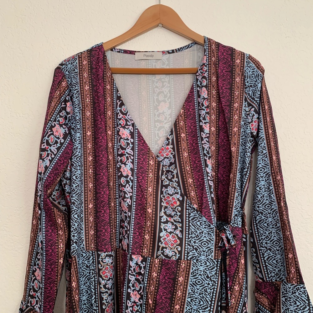 Bohemian Printed Dress, New - Picture 6 of 11
